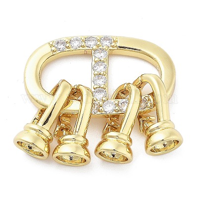 Латунь раз по сравнению с застежками KK-Z080-03G-1