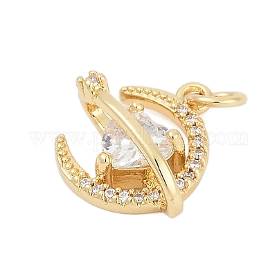 Латунные микро проложить кубического циркония подвески KK-G522-15G-1