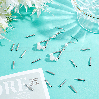 Трубчатые бусины из нержавеющей стали 304 STAS-UN0052-26-1