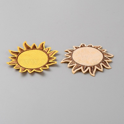 Вышивка на ткани из солнечного полиэстера пришить аппликации PATC-WH0008-71-1