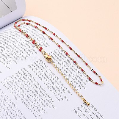 Ожерелья из звеньевой цепи из нержавеющей стали 304 NJEW-JN03084-06-1