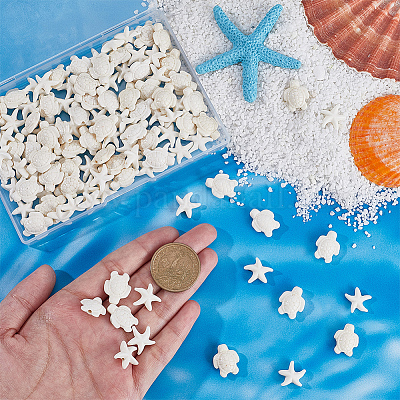 120шт 2 стиля синтетические бирюзовые бусины TURQ-SC0001-28-1