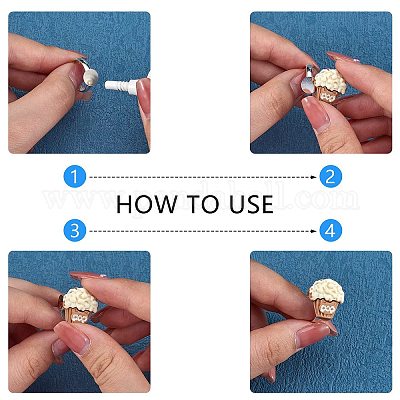 60шт 5 цвета регулируемые компоненты латунного кольца FIND-SZ0002-23-NR-1