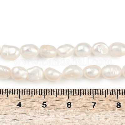 Нити из натурального культивированного пресноводного жемчуга PEAR-P064-20A-04A-02-1