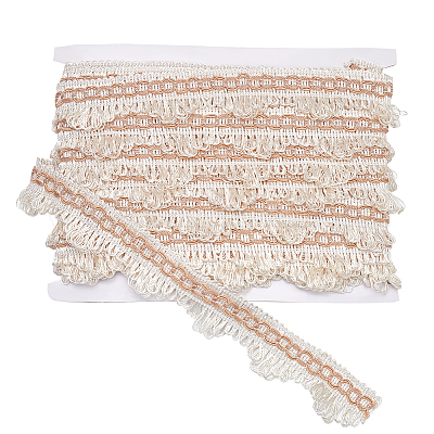 Полиэфирные ленты с кисточками длиной 10 м. OCOR-WH0003-021-1