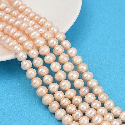 Нити из натурального культивированного пресноводного жемчуга PEAR-I007-07Z-05B-1