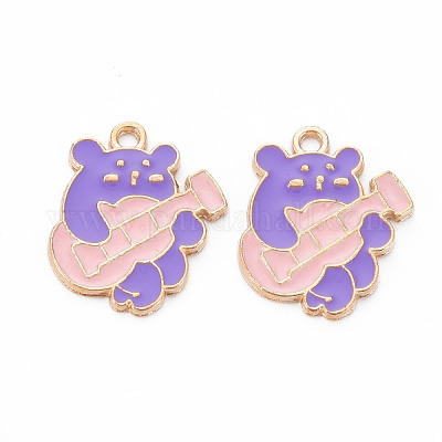 Подвески из эмали и сплава ENAM-N054-65A-NR-1