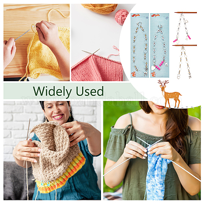 Цепочки для вязания рядов из стеклянных и акриловых бисера HJEW-NB00079-1