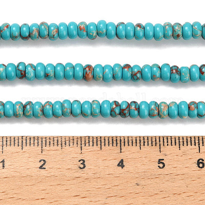 Синтетические имперские нитки из бисера яшмы G-Z110-B04-2x4mm-07-1