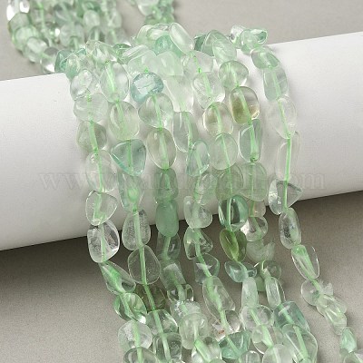 Естественный зеленый флюорит бисер нитей G-D339-A01-1
