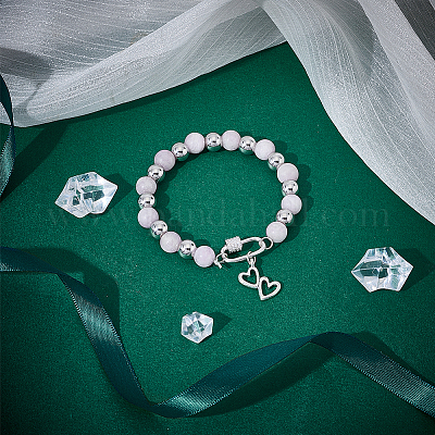 1 шт. s925 подвески-замки с винтовым карабином из стерлингового серебра STER-NB0001-23P-1