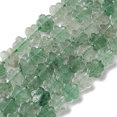 Природный зеленый бисер пряди клубники кварца G-B138-C05-01-1