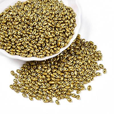 Выпечка краска стеклянные бусины SEED-T006-03W-1