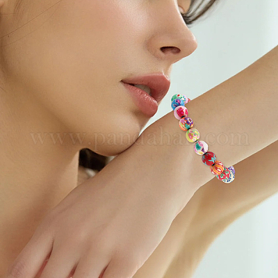 Бусины из полимерной глины  CLAY-PA0001-08B-1