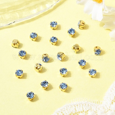 Preciosa® maxima crystal в пришивной чашке X-PRC-SS29-30020-G-1