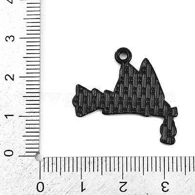 Подвески из сплава хэллоуина с эмалью ENAM-P259-01C-EB-1