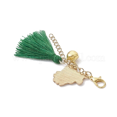 Рождественские украшения из сплава эмали HJEW-JM04122-1