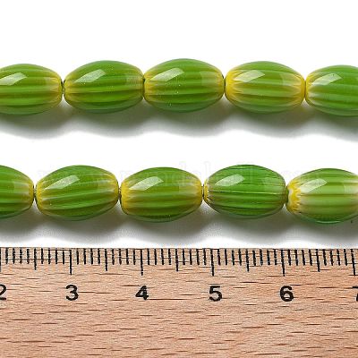 Ручной работы millefiori стеклянные бусины нитки LAMP-F035-12C-1