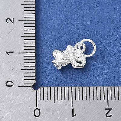 925 подвеска из стерлингового серебра 3d с китайским зодиаком STER-P066-01S-04-1