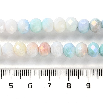 Стеклянные бусины с гальваническим покрытием  LAMP-S068-02L-1