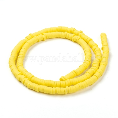 Полимерной глины ручной работы бисер нитей CLAY-R089-4mm-073-1