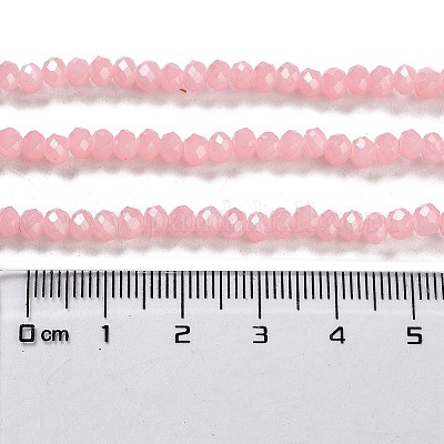 Запекание расписных стеклянных бусин с имитацией нефрита DGLA-A034-J4MM-A3-1