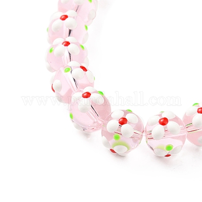 Бусы лэмпворк ручной работы LAMP-A154-05L-1