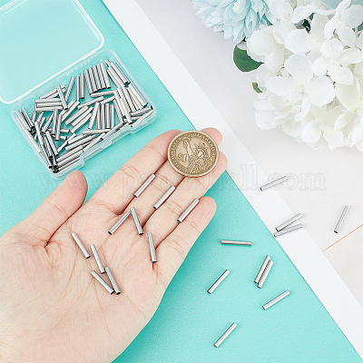 Трубчатые бусины из нержавеющей стали 304 STAS-UN0052-26-1