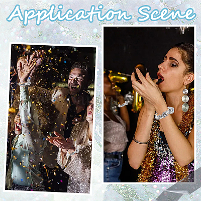 Эластичные аксессуары для волос из полиэстера AJEW-WH20072-03B-1