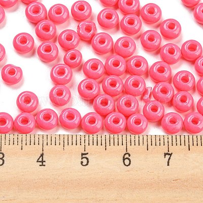 Стеклянные бусины с имитацией нефрита SEED-Z001-A-B03-1