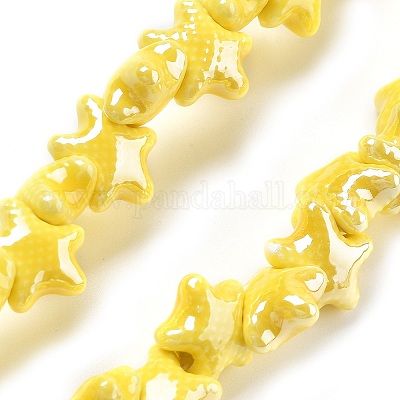 Фарфоровые бусины ручной работы PORC-Q002-03D-1