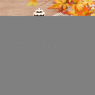 100 шт. 5 стиля необработанных деревянных вырезов WOOD-OC0002-86-1