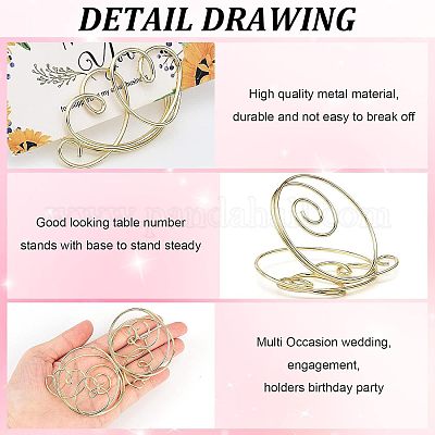 Вихрь с держателем карточек из железа в форме двойного сердца AJEW-WH0248-119-1