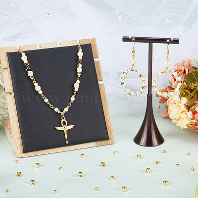 150шт 3 стильные латунные бусины KK-CN0002-71G-1