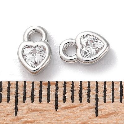 Стойки обшивки латунь микро проложить Циркон подвеску KK-Z039-08P-1