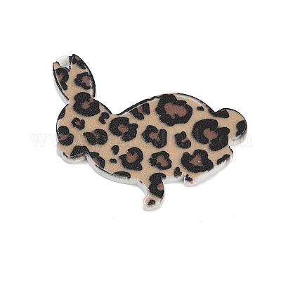 Подвески из акрила с пасхальным принтом OACR-E044-02G-1