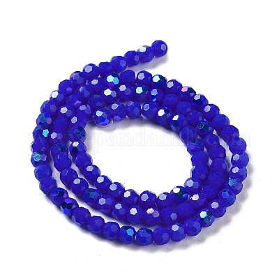 Непрозрачное стекло бисер нитей EGLA-A035-P4mm-L07-1