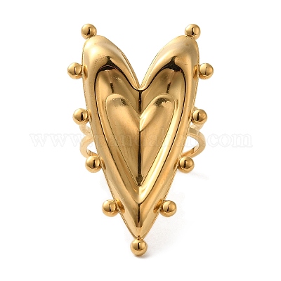 Ионное покрытие (ip) кольца из нержавеющей стали 304 RJEW-C109-05G-1