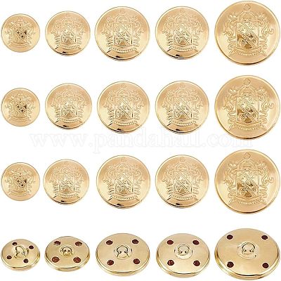 Латунные кнопки хвостовика BUTT-OC0001-03G-1