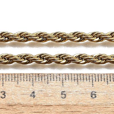 Ожерелья из цепочек-веревок из нержавеющей стали 304 NJEW-P047-40-1