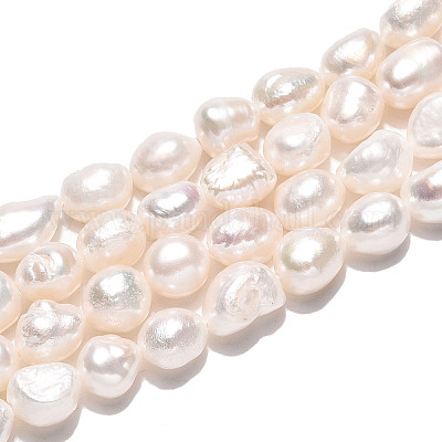 Нити из натурального культивированного пресноводного жемчуга PEAR-N028-06-1