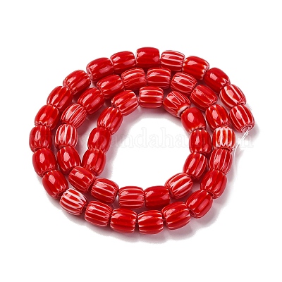 Бусы лэмпворк ручной работы X-LAMP-K041-01B-20-1