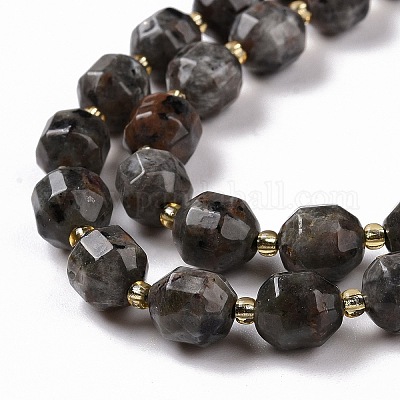 Натуральный флуоресцентный сиенитовый камень (светящийся в ультрафиолетовом свете) бусины нити G-G990-F01-1