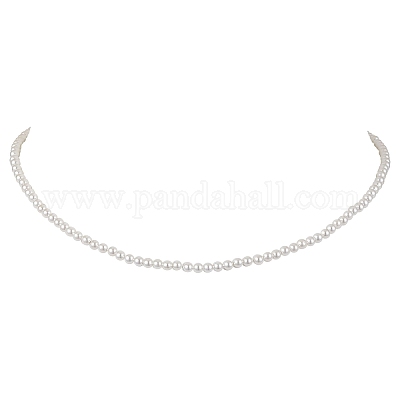 Детские ожерелья из жемчужных бусин NJEW-JN05048-1