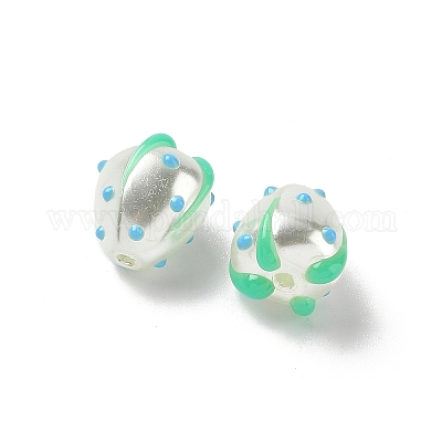 Запекаемые стеклянные бусины LAMP-Z014-02H-1