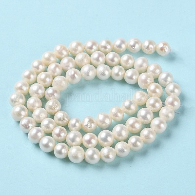 Нити из натурального культивированного пресноводного жемчуга PEAR-E018-40-1