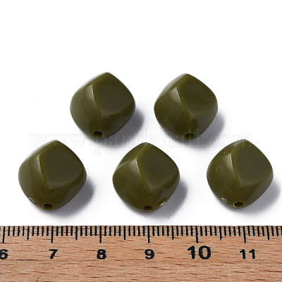 Непрозрачные акриловые бусины&nbsp;MACR-S373-137-A11-1