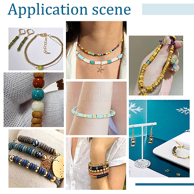 40шт 4 стильные латунные бусины KK-PH0009-08-1