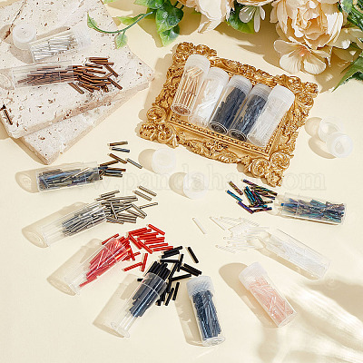 495шт 15 цвета стеклянные бусины стекляруса SEED-ME0001-16-1