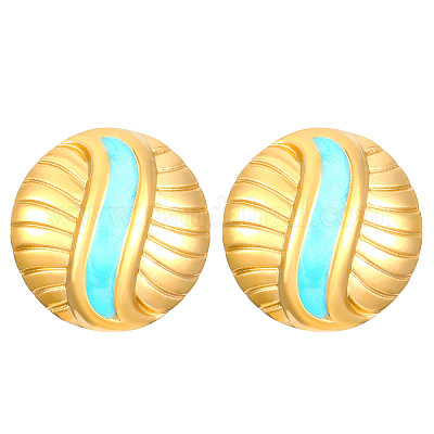 Синтетический бирюзовые серьги стержня FS-WGB9654-01-1